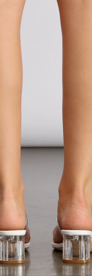 Always On Time Clear Low Mules are chic ladies' shoes to complete your best 2023 outfits. They come in a variety of trendy women's shoe styles like platforms and dressy low-heels, & are available in wide widths for better comfort.