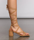 Wrapped In Style Block Heel are chic ladies' shoes to complete your best 2023 outfits. They come in a variety of trendy women's shoe styles like platforms and dressy low-heels, & are available in wide widths for better comfort.