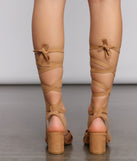 Wrapped In Style Block Heel are chic ladies' shoes to complete your best 2023 outfits. They come in a variety of trendy women's shoe styles like platforms and dressy low-heels, & are available in wide widths for better comfort.