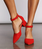 The Every Day Pointed Toe Block Heels are chic ladies' shoes to complete your best 2023 outfits. They come in a variety of trendy women's shoe styles like platforms and dressy low-heels, & are available in wide widths for better comfort.