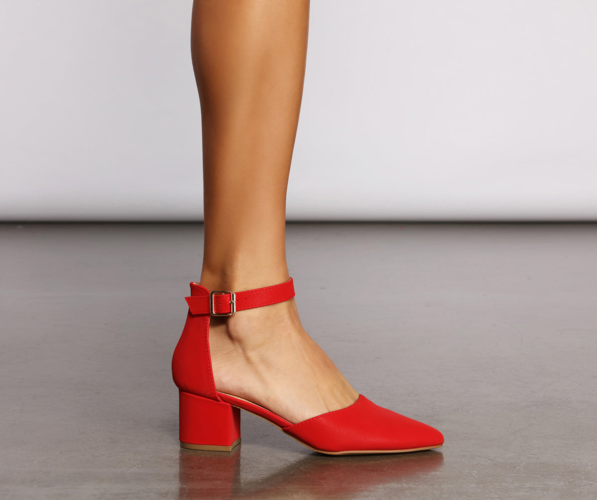 The Every Day Pointed Toe Block Heels