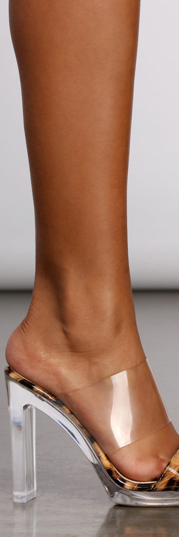 Making Bold Moves Lucite Block Heels are chic ladies' shoes to complete your best 2023 outfits. They come in a variety of trendy women's shoe styles like platforms and dressy low-heels, & are available in wide widths for better comfort.