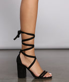 Lace Up Basic Block Heels are chic ladies' shoes to complete your best 2023 outfits. They come in a variety of trendy women's shoe styles like platforms and dressy low-heels, & are available in wide widths for better comfort.