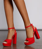 Level Up Essential Faux Suede Block Heel are chic ladies' shoes to complete your best 2023 outfits. They come in a variety of trendy women's shoe styles like platforms and dressy low-heels, & are available in wide widths for better comfort.