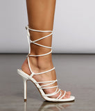 Chic And Strappy Square Toe Stiletto Heels are chic ladies' shoes to complete your best 2023 outfits. They come in a variety of trendy women's shoe styles like platforms and dressy low-heels, & are available in wide widths for better comfort.