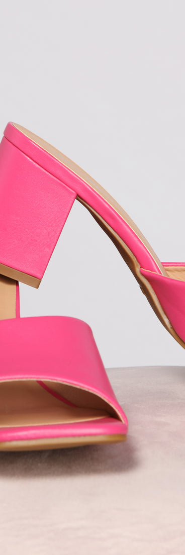 Bold Babe Faux Leather Mules are chic ladies' shoes to complete your best 2023 outfits. They come in a variety of trendy women's shoe styles like platforms and dressy low-heels, & are available in wide widths for better comfort.