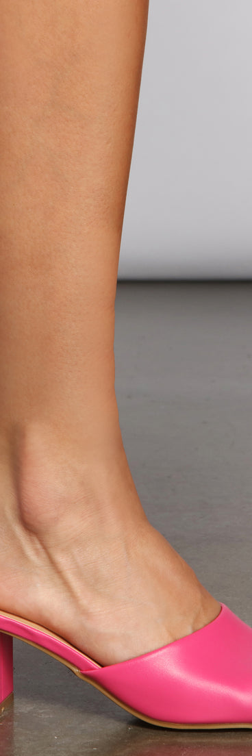 Bold Babe Faux Leather Mules are chic ladies' shoes to complete your best 2023 outfits. They come in a variety of trendy women's shoe styles like platforms and dressy low-heels, & are available in wide widths for better comfort.