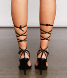 Lady Luxe Lace Up Stiletto Heels are chic ladies' shoes to complete your best 2023 outfits. They come in a variety of trendy women's shoe styles like platforms and dressy low-heels, & are available in wide widths for better comfort.