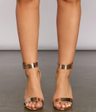 Glow And Go Chrome Stiletto Heels are chic ladies' shoes to complete your best 2023 outfits. They come in a variety of trendy women's shoe styles like platforms and dressy low-heels, & are available in wide widths for better comfort.
