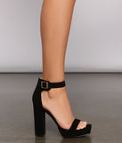 Stylish Stunner Platform Block Heels are chic ladies' shoes to complete your best 2023 outfits. They come in a variety of trendy women's shoe styles like platforms and dressy low-heels, & are available in wide widths for better comfort.