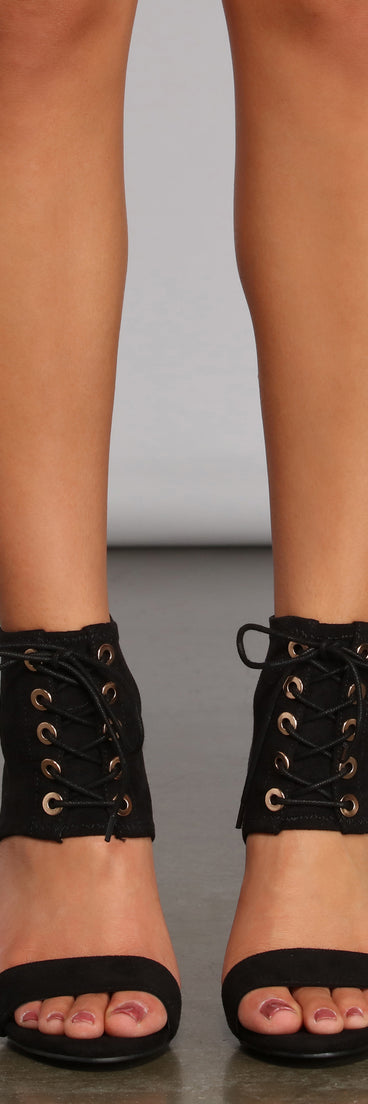 Stylish Step Lace-Up Block Heels are chic ladies' shoes to complete your best 2023 outfits. They come in a variety of trendy women's shoe styles like platforms and dressy low-heels, & are available in wide widths for better comfort.