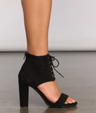 Stylish Step Lace-Up Block Heels are chic ladies' shoes to complete your best 2023 outfits. They come in a variety of trendy women's shoe styles like platforms and dressy low-heels, & are available in wide widths for better comfort.