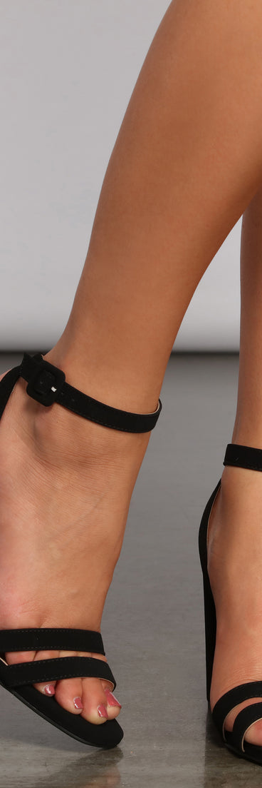 Double Band Faux Nubuck Block Heels are chic ladies' shoes to complete your best 2023 outfits. They come in a variety of trendy women's shoe styles like platforms and dressy low-heels, & are available in wide widths for better comfort.