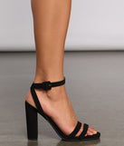 Double Band Faux Nubuck Block Heels are chic ladies' shoes to complete your best 2023 outfits. They come in a variety of trendy women's shoe styles like platforms and dressy low-heels, & are available in wide widths for better comfort.