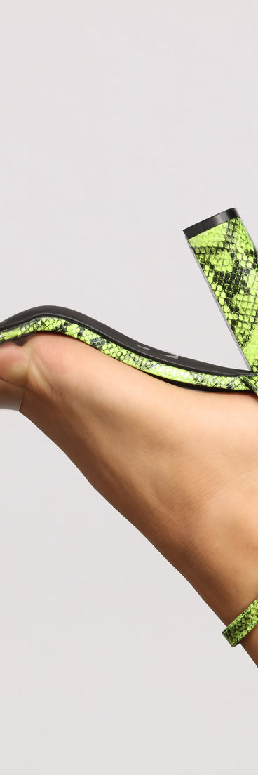 Sassy Style Snake Print Block Heels are chic ladies' shoes to complete your best 2023 outfits. They come in a variety of trendy women's shoe styles like platforms and dressy low-heels, & are available in wide widths for better comfort.