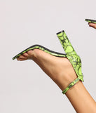 Sassy Style Snake Print Block Heels are chic ladies' shoes to complete your best 2023 outfits. They come in a variety of trendy women's shoe styles like platforms and dressy low-heels, & are available in wide widths for better comfort.