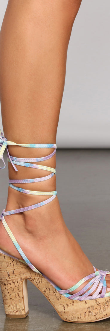 Feel the Vibe Tie-Dye Platform Heels are chic ladies' shoes to complete your best 2023 outfits. They come in a variety of trendy women's shoe styles like platforms and dressy low-heels, & are available in wide widths for better comfort.
