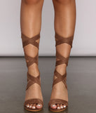 Lace-Up Glam Faux Suede Block Heels are chic ladies' shoes to complete your best 2023 outfits. They come in a variety of trendy women's shoe styles like platforms and dressy low-heels, & are available in wide widths for better comfort.