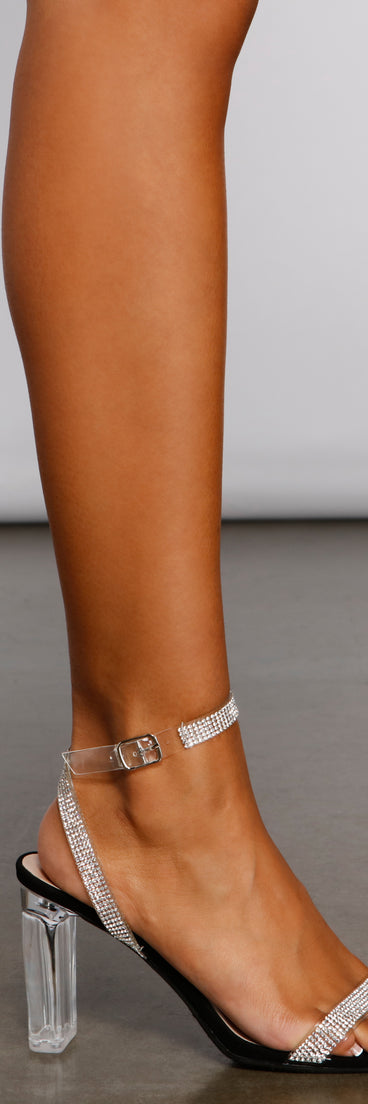 So Fire Rhinestone PVC Strappy Heels are chic ladies' shoes to complete your best 2023 outfits. They come in a variety of trendy women's shoe styles like platforms and dressy low-heels, & are available in wide widths for better comfort.