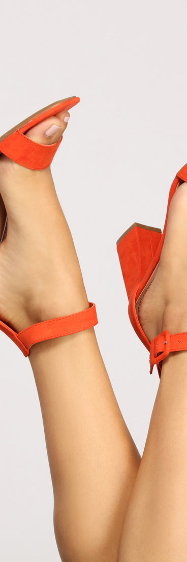 Fashionably Fab Block Heels is a stunning choice for a bridesmaid dress or maid of honor dress, and to feel beautiful at Homecoming 2023, fall or winter weddings, formals, & military balls!