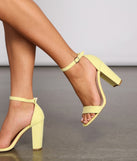 Locked In Basic Faux Suede Block Heels are chic ladies' shoes to complete your best 2023 outfits. They come in a variety of trendy women's shoe styles like platforms and dressy low-heels, & are available in wide widths for better comfort.
