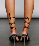 Glam Life Marabou Lace-Up Heels are chic ladies' shoes to complete your best 2023 outfits. They come in a variety of trendy women's shoe styles like platforms and dressy low-heels, & are available in wide widths for better comfort.
