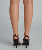 Key To Your Heart Chain Lock Charm Stiletto Heels are chic ladies' shoes to complete your best 2023 outfits. They come in a variety of trendy women's shoe styles like platforms and dressy low-heels, & are available in wide widths for better comfort.