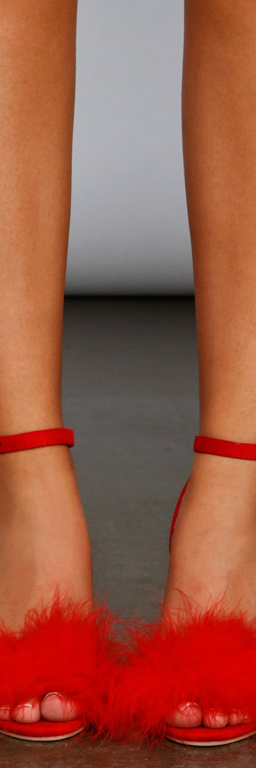 Glam It Up Marabou Block Heels are chic ladies' shoes to complete your best 2023 outfits. They come in a variety of trendy women's shoe styles like platforms and dressy low-heels, & are available in wide widths for better comfort.