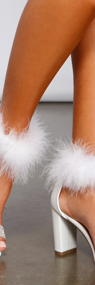 Forever Glam Marabou Block Heels are chic ladies' shoes to complete your best 2023 outfits. They come in a variety of trendy women's shoe styles like platforms and dressy low-heels, & are available in wide widths for better comfort.