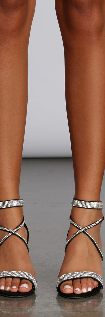 Keep Shining Rhinestone Block Heels are chic ladies' shoes to complete your best 2023 outfits. They come in a variety of trendy women's shoe styles like platforms and dressy low-heels, & are available in wide widths for better comfort.