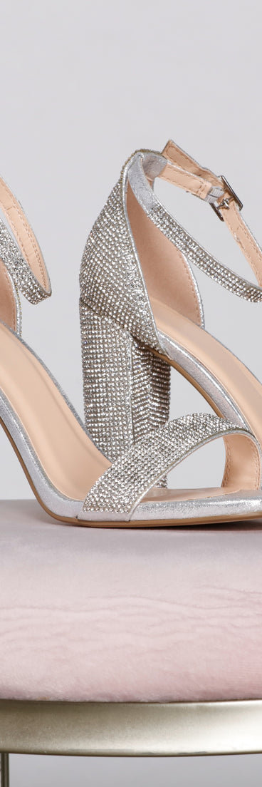 Step Out In Glam Rhinestone Block Heels are chic ladies' shoes to complete your best 2023 outfits. They come in a variety of trendy women's shoe styles like platforms and dressy low-heels, & are available in wide widths for better comfort.