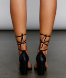 Edgy Glam Faux Leather Block Heels are chic ladies' shoes to complete your best 2023 outfits. They come in a variety of trendy women's shoe styles like platforms and dressy low-heels, & are available in wide widths for better comfort.