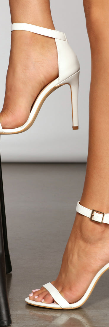 Back To Basics Faux Leather Stilettos is a stunning choice for a bridesmaid dress or maid of honor dress, and to feel beautiful at Homecoming 2023, fall or winter weddings, formals, & military balls!