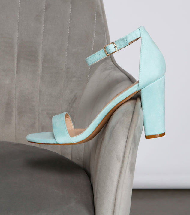 Essential Sleek Faux Suede Block Heels are chic ladies' shoes to complete your best 2023 outfits. They come in a variety of trendy women's shoe styles like platforms and dressy low-heels, & are available in wide widths for better comfort.