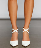 Retro Point-Toe Block Heel are chic ladies' shoes to complete your best 2023 outfits. They come in a variety of trendy women's shoe styles like platforms and dressy low-heels, & are available in wide widths for better comfort.
