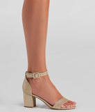 Glitzy And Gorgeous Glitter Block Heels are chic ladies' shoes to complete your best 2023 outfits. They come in a variety of trendy women's shoe styles like platforms and dressy low-heels, & are available in wide widths for better comfort.