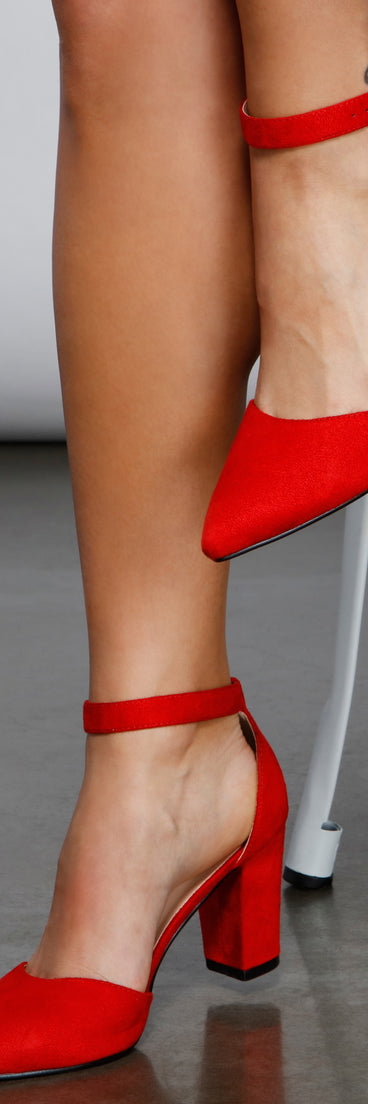 Classically Chic Faux Suede Pumps are chic ladies' shoes to complete your best 2023 outfits. They come in a variety of trendy women's shoe styles like platforms and dressy low-heels, & are available in wide widths for better comfort.