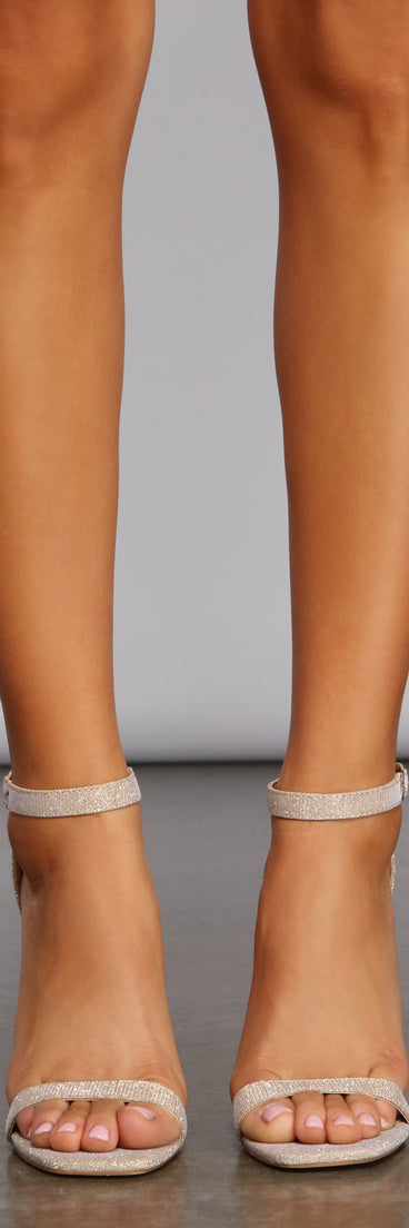 Glam Nights Glitter Thin Block Heels are chic ladies' shoes to complete your best 2023 outfits. They come in a variety of trendy women's shoe styles like platforms and dressy low-heels, & are available in wide widths for better comfort.