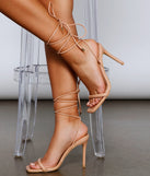So Caught Up Lace-Up Stiletto Heels are chic ladies' shoes to complete your best 2023 outfits. They come in a variety of trendy women's shoe styles like platforms and dressy low-heels, & are available in wide widths for better comfort.