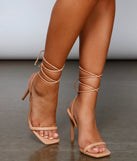 So Caught Up Lace-Up Stiletto Heels are chic ladies' shoes to complete your best 2023 outfits. They come in a variety of trendy women's shoe styles like platforms and dressy low-heels, & are available in wide widths for better comfort.