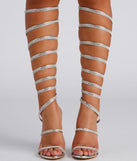 Major Bling Rhinestone Spiral Stiletto Heels are chic ladies' shoes to complete your best 2023 outfits. They come in a variety of trendy women's shoe styles like platforms and dressy low-heels, & are available in wide widths for better comfort.