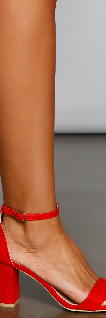 Get Low Faux Nubuck Block Heels are chic ladies' shoes to complete your best 2023 outfits. They come in a variety of trendy women's shoe styles like platforms and dressy low-heels, & are available in wide widths for better comfort.