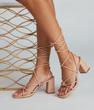Strappy Chic Faux Leather Block Heels are chic ladies' shoes to complete your best 2023 outfits. They come in a variety of trendy women's shoe styles like platforms and dressy low-heels, & are available in wide widths for better comfort.