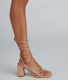 Strappy Chic Faux Leather Block Heels are chic ladies' shoes to complete your best 2023 outfits. They come in a variety of trendy women's shoe styles like platforms and dressy low-heels, & are available in wide widths for better comfort.