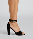 Classic Staples Nubuck Double Strap Heels are chic ladies' shoes to complete your best 2023 outfits. They come in a variety of trendy women's shoe styles like platforms and dressy low-heels, & are available in wide widths for better comfort.