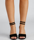 Classic Staples Nubuck Double Strap Heels are chic ladies' shoes to complete your best 2023 outfits. They come in a variety of trendy women's shoe styles like platforms and dressy low-heels, & are available in wide widths for better comfort.