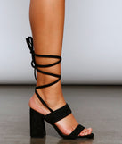 Everyday Chic Faux Suede Lace Up Heels are chic ladies' shoes to complete your best 2023 outfits. They come in a variety of trendy women's shoe styles like platforms and dressy low-heels, & are available in wide widths for better comfort.