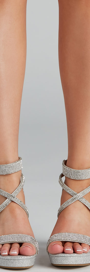 Major Shine Glitter And Rhinestone Block Heels are chic ladies' shoes to complete your best 2023 outfits. They come in a variety of trendy women's shoe styles like platforms and dressy low-heels, & are available in wide widths for better comfort.