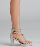 Major Shine Glitter And Rhinestone Block Heels are chic ladies' shoes to complete your best 2023 outfits. They come in a variety of trendy women's shoe styles like platforms and dressy low-heels, & are available in wide widths for better comfort.