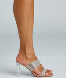 Glitzy And Glamorous Clear Mules are chic ladies' shoes to complete your best 2023 outfits. They come in a variety of trendy women's shoe styles like platforms and dressy low-heels, & are available in wide widths for better comfort.